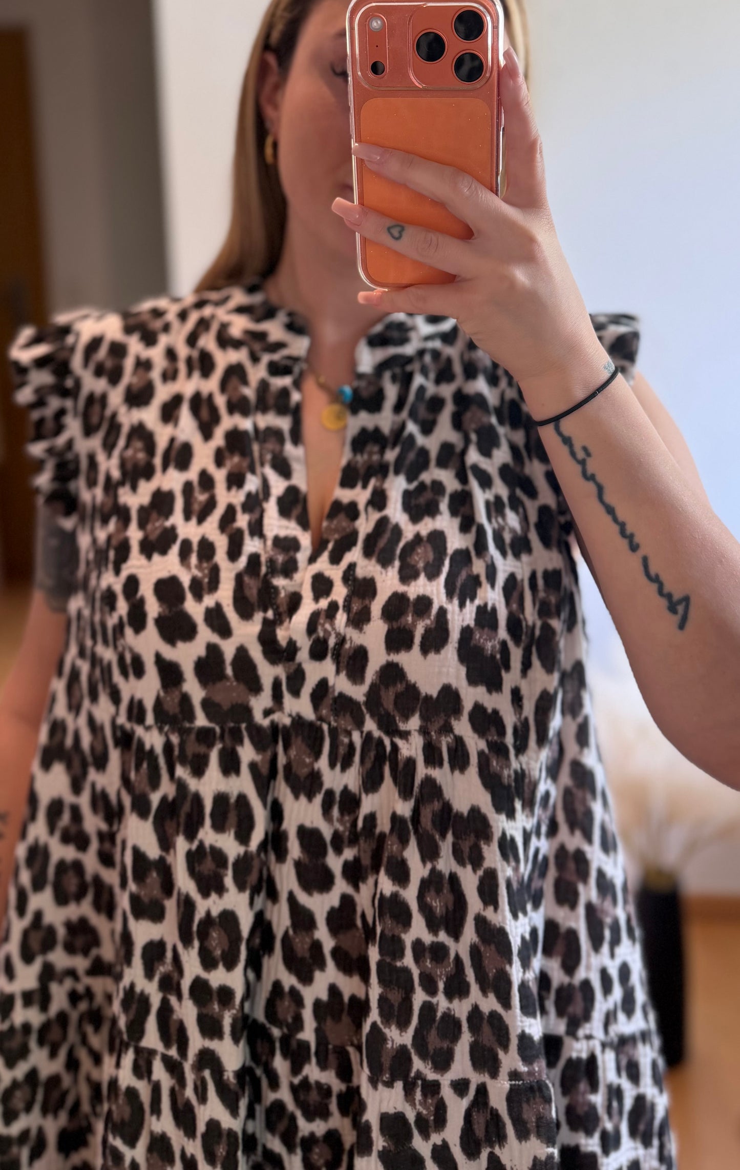 Musselin Leo Kleid