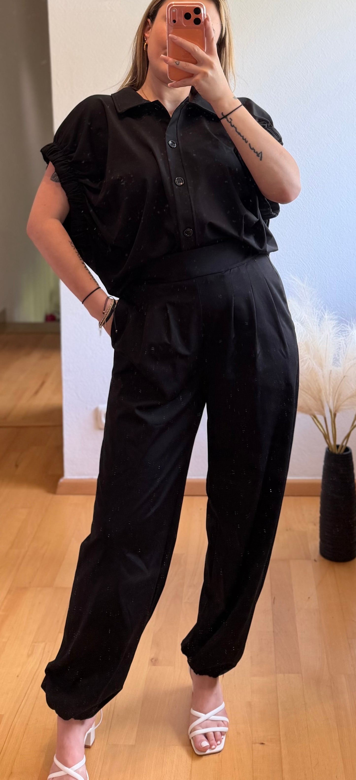Butterstoff Set Schwarz