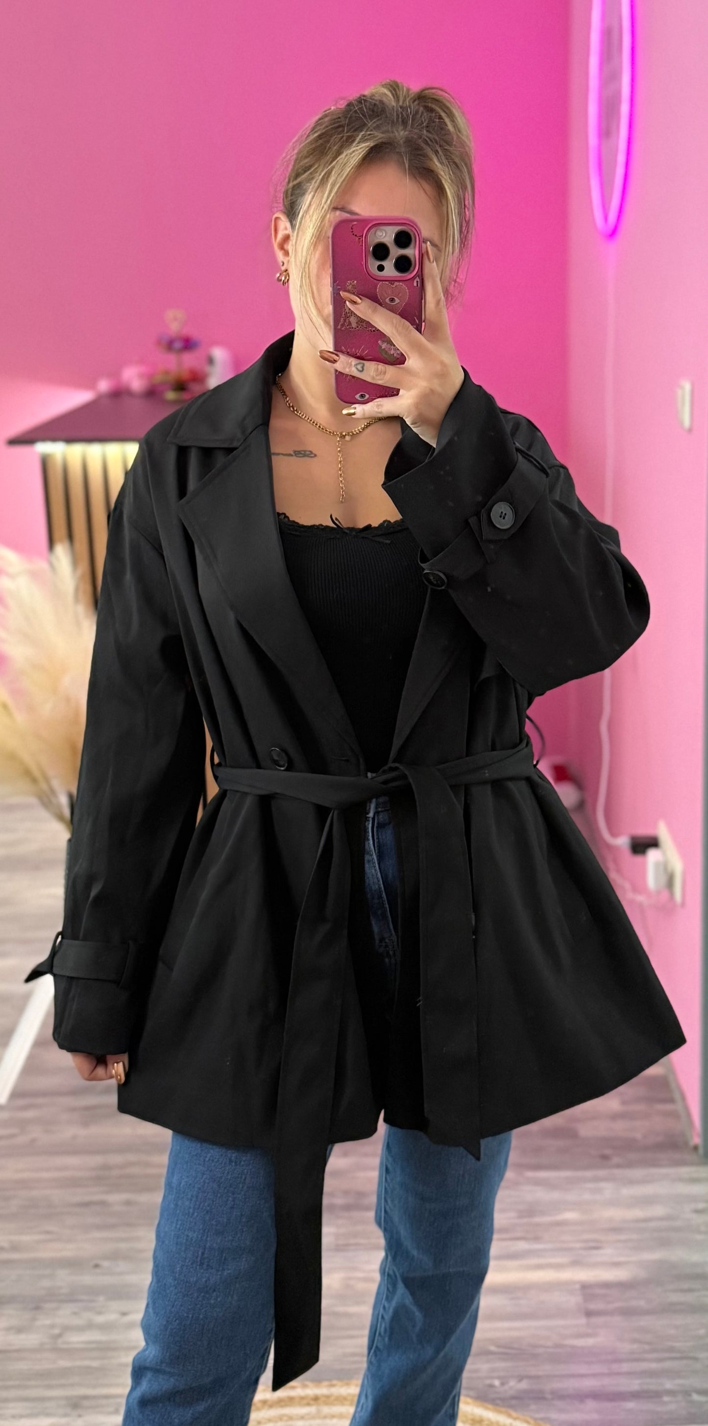 Trenchcoat kurz