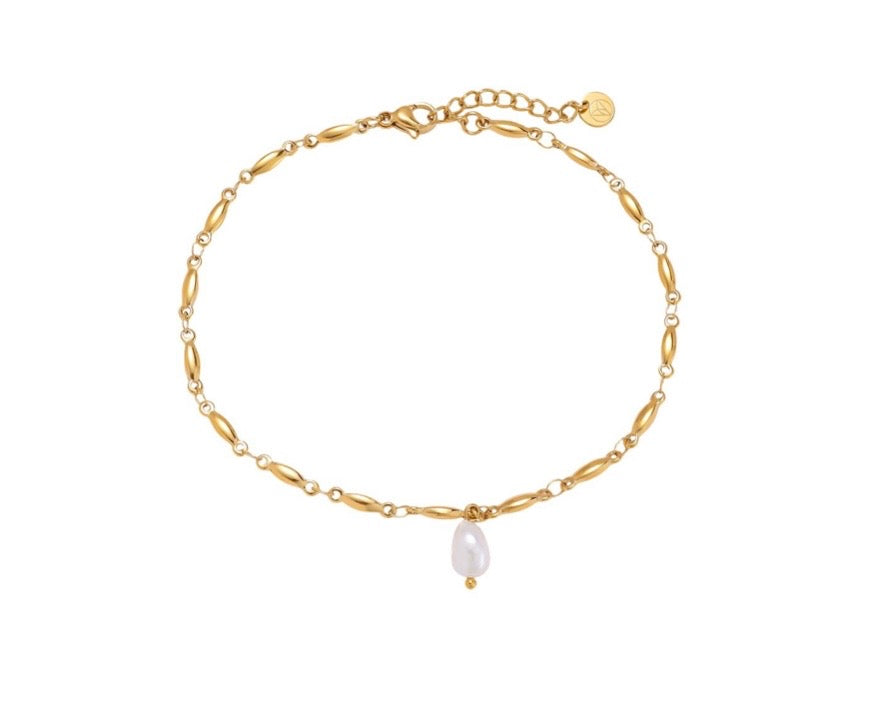 Fußkette mit Perle