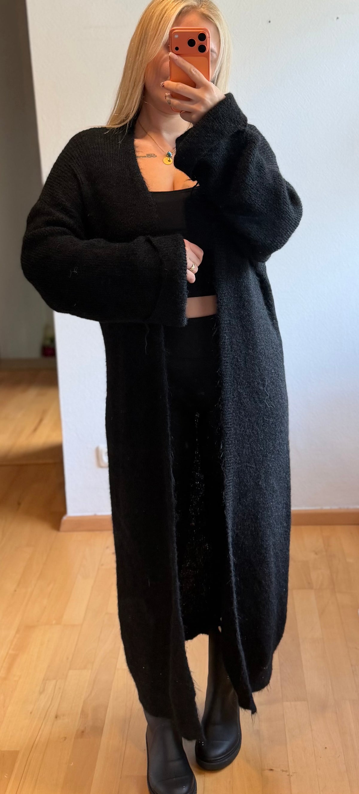 Cardigan Long Black