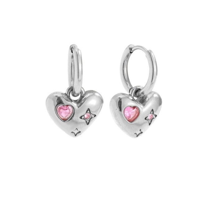 Ohrringe Sweet Heart / Silber