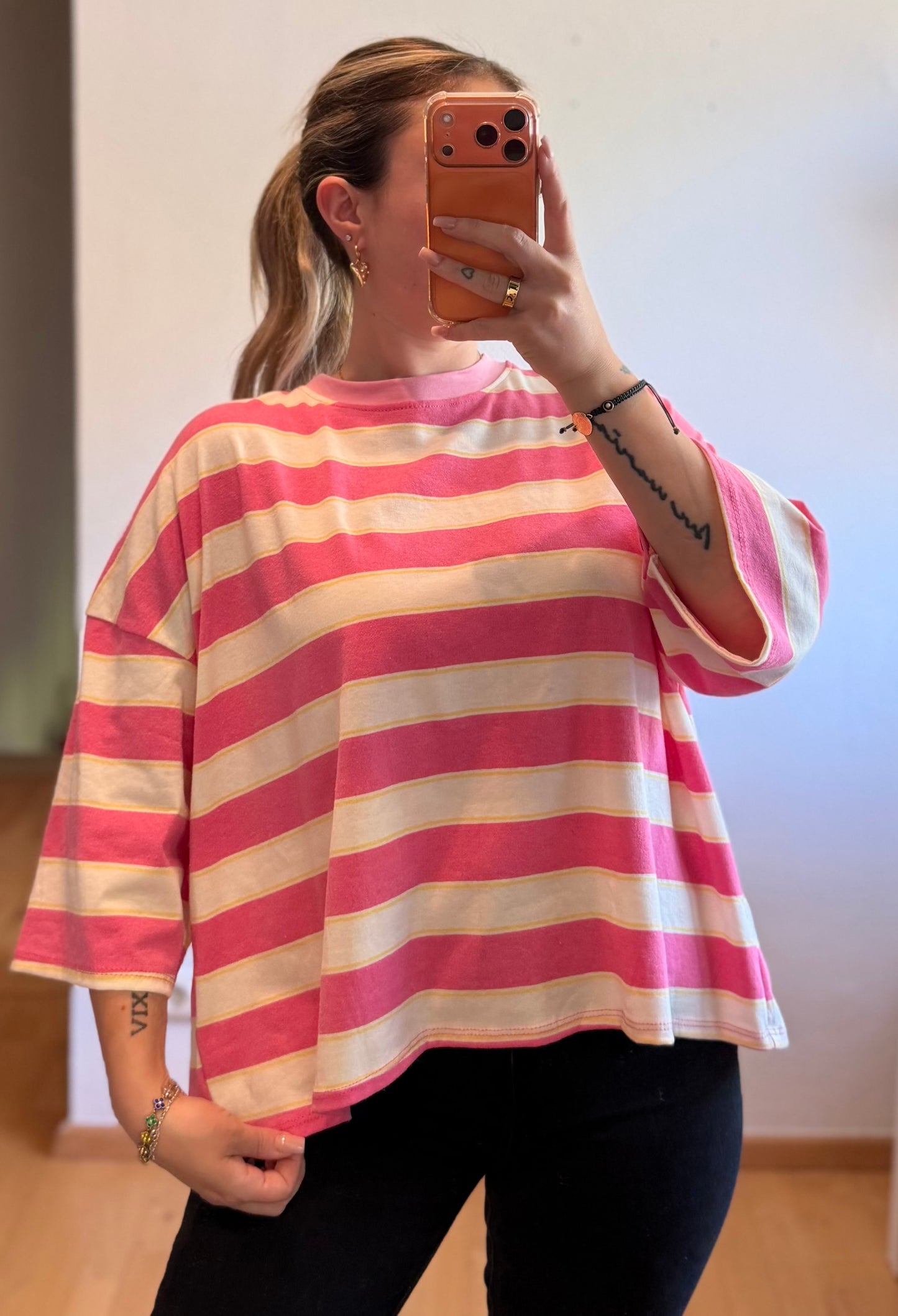 Shirt Streifi mit Schlitz