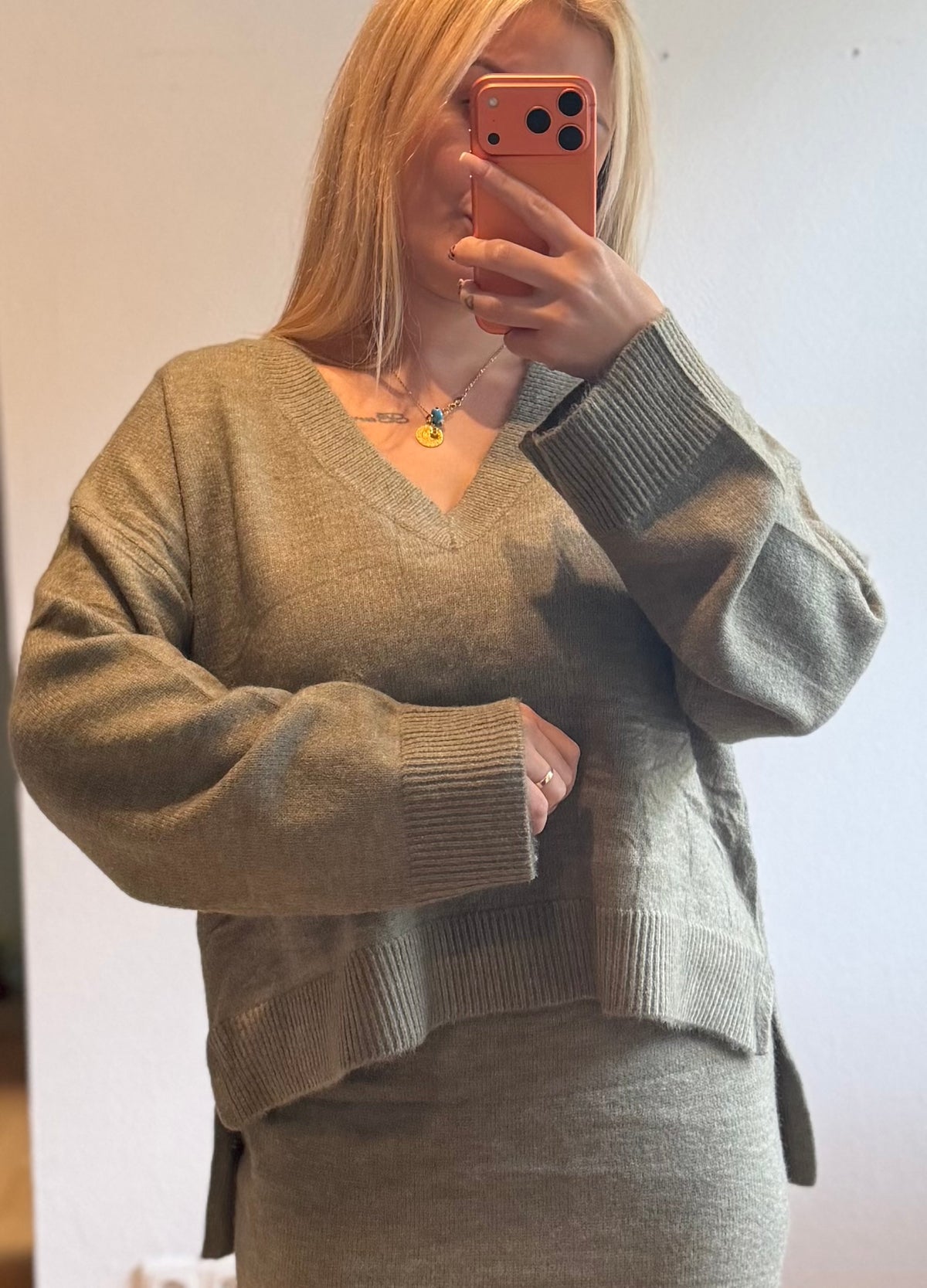 Strick-Pully Khaki