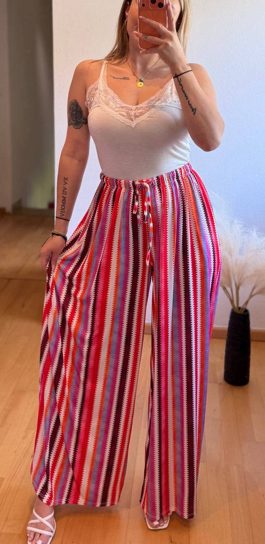 Vika gestreift Pink