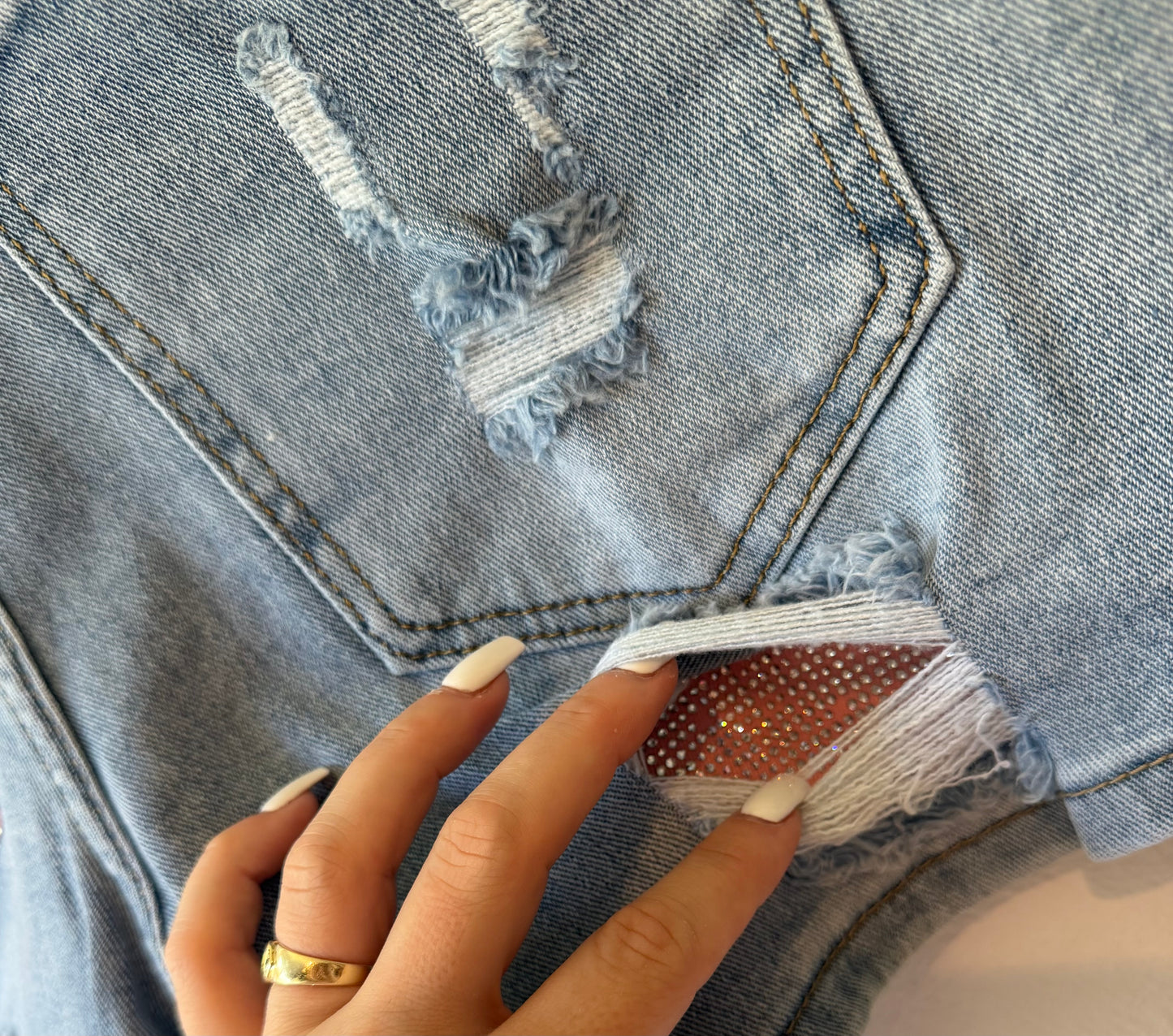 Glitzi Jeans Short
