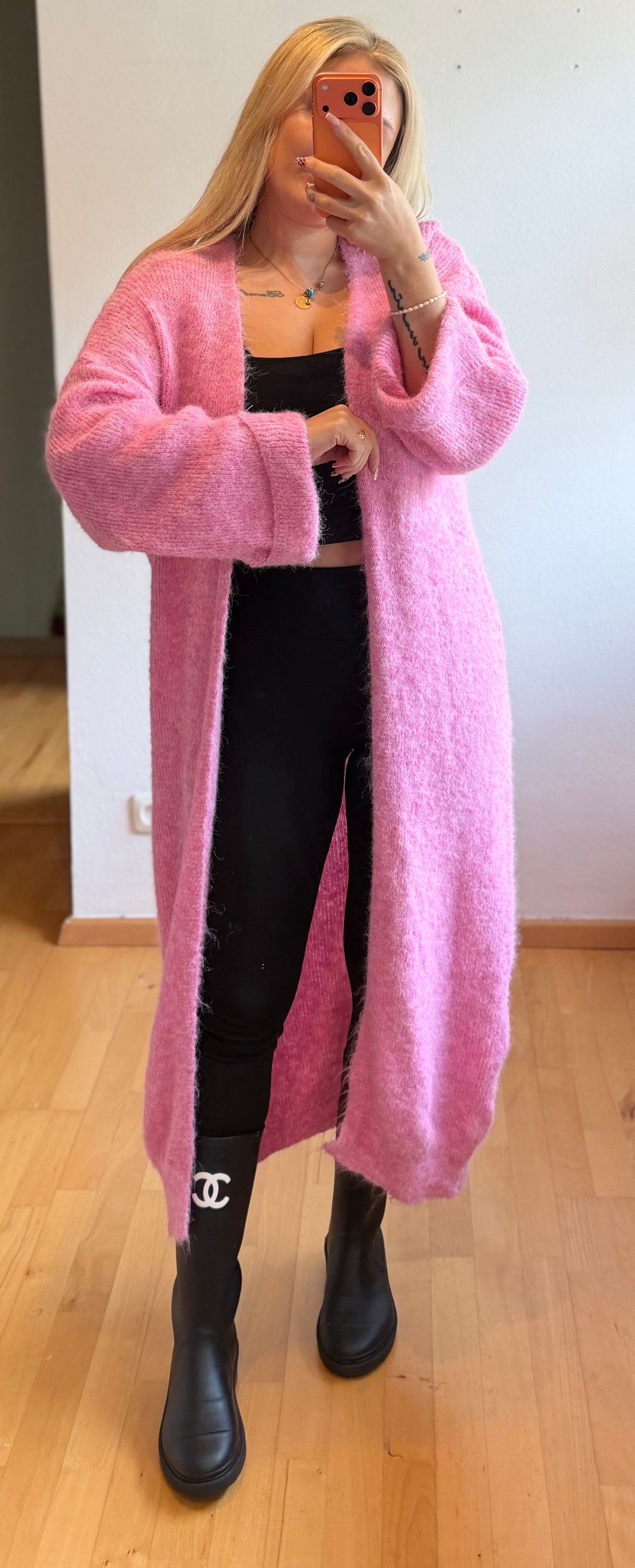 Cardigan Long Pink