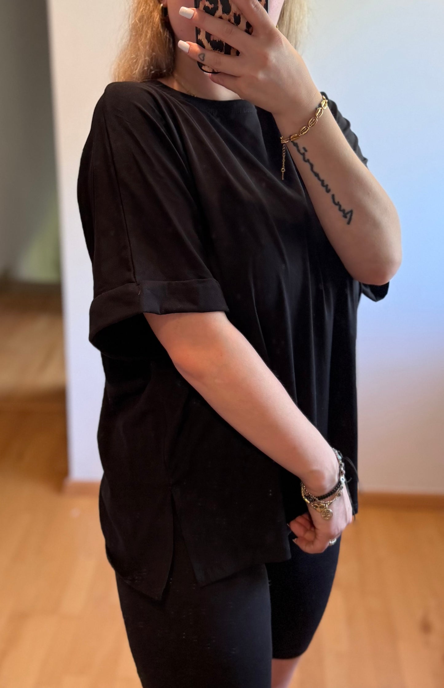 Basic Shirt schwarz