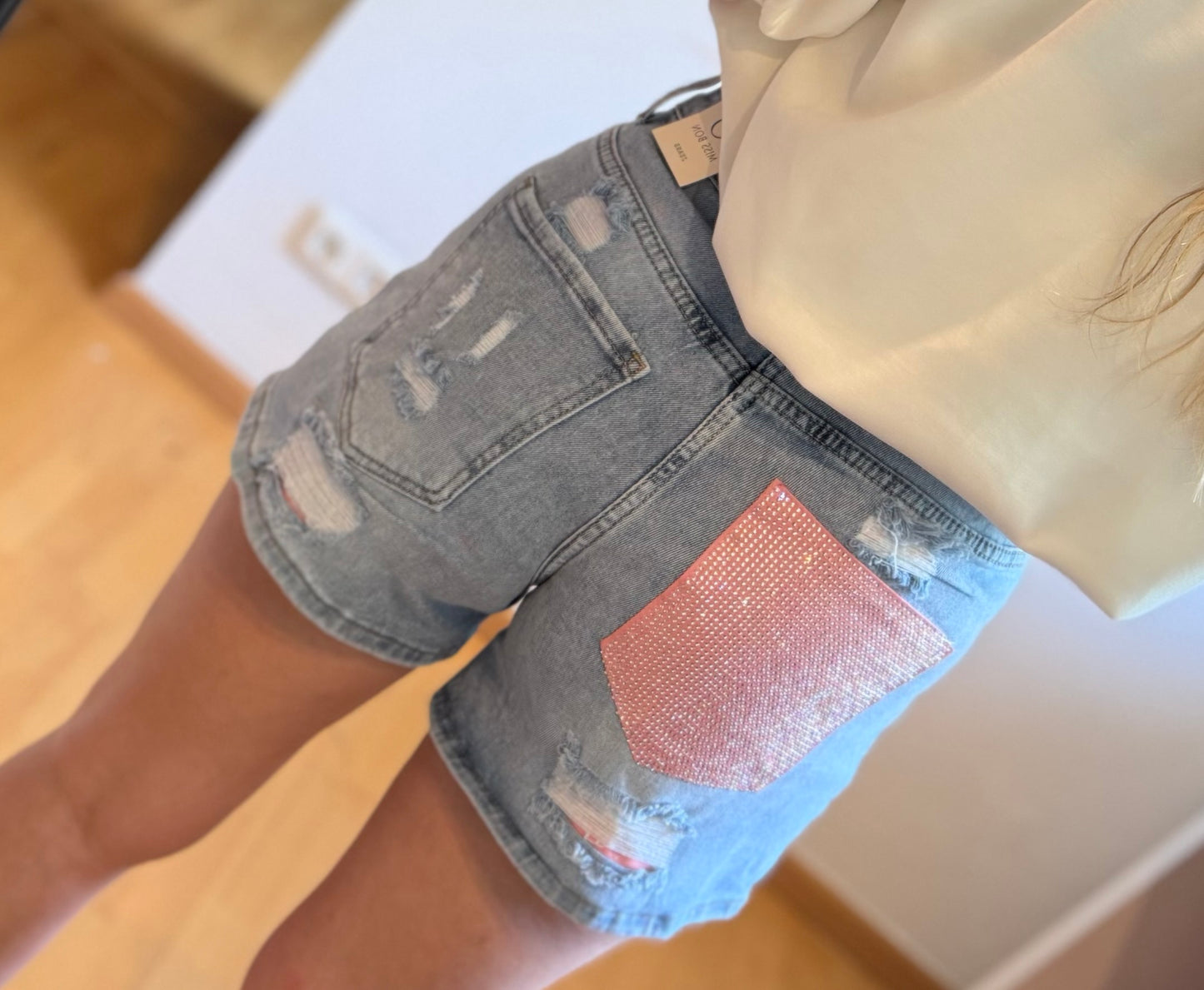 Glitzi Jeans Short