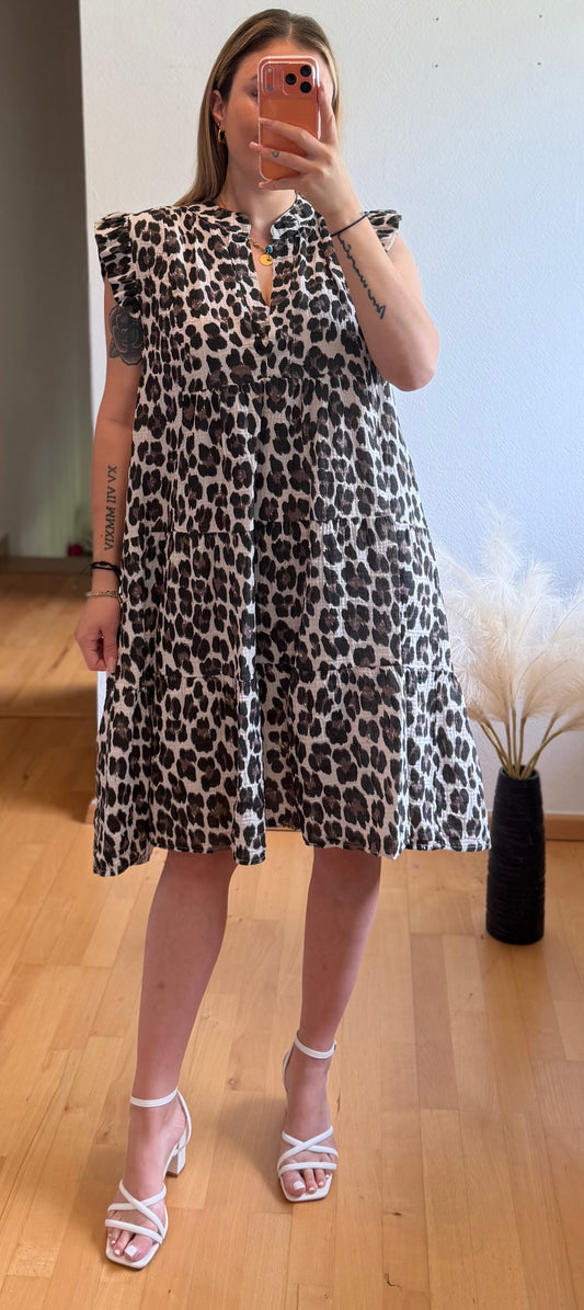 Musselin Leo Kleid