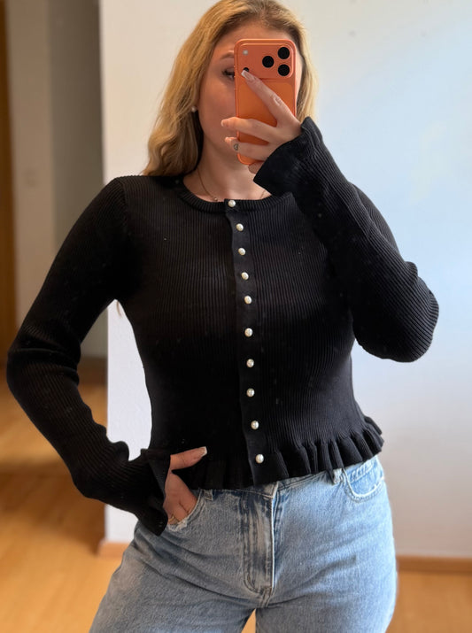 Rüschen Pearl Black