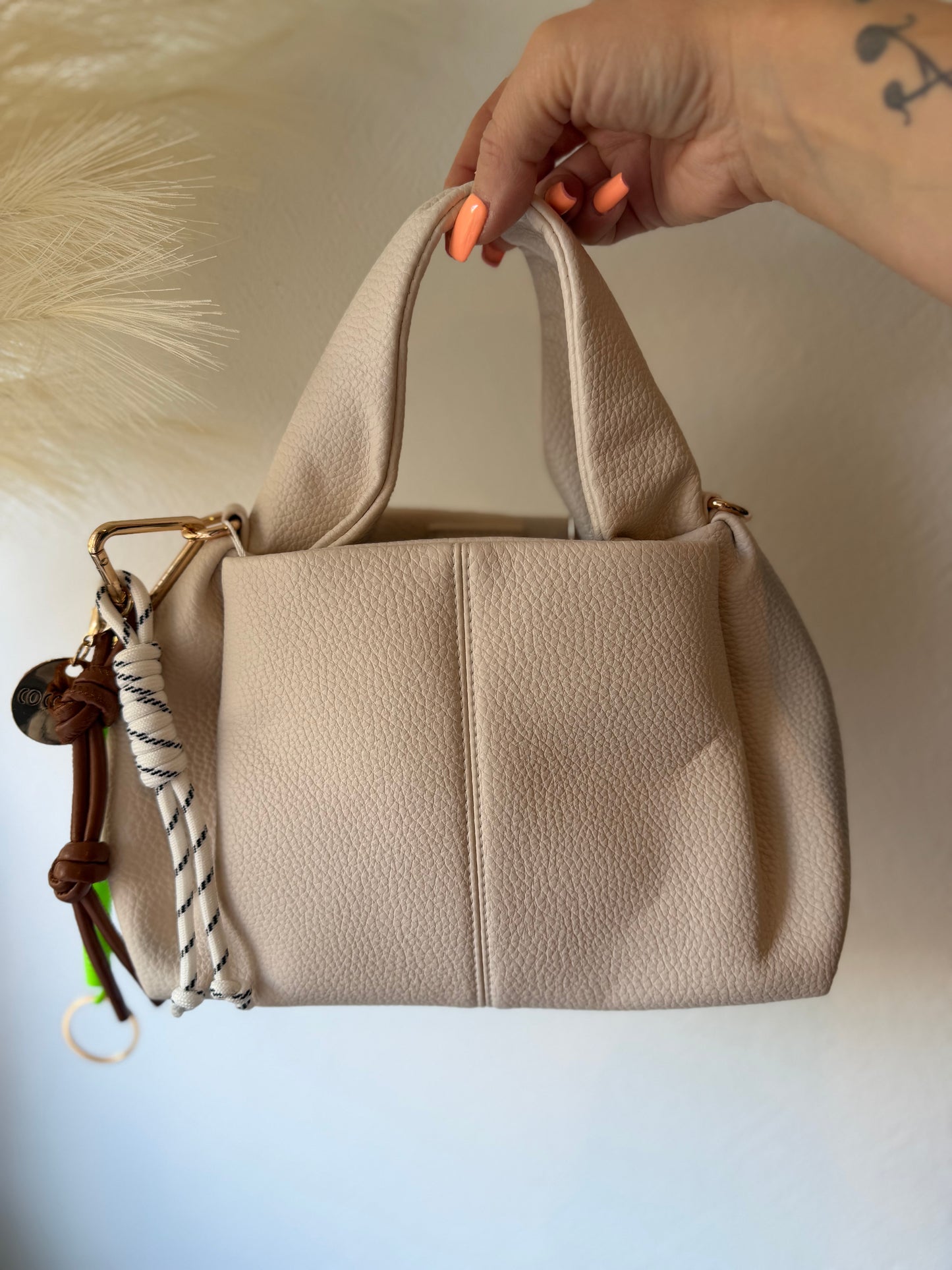 Handtasche Taupe
