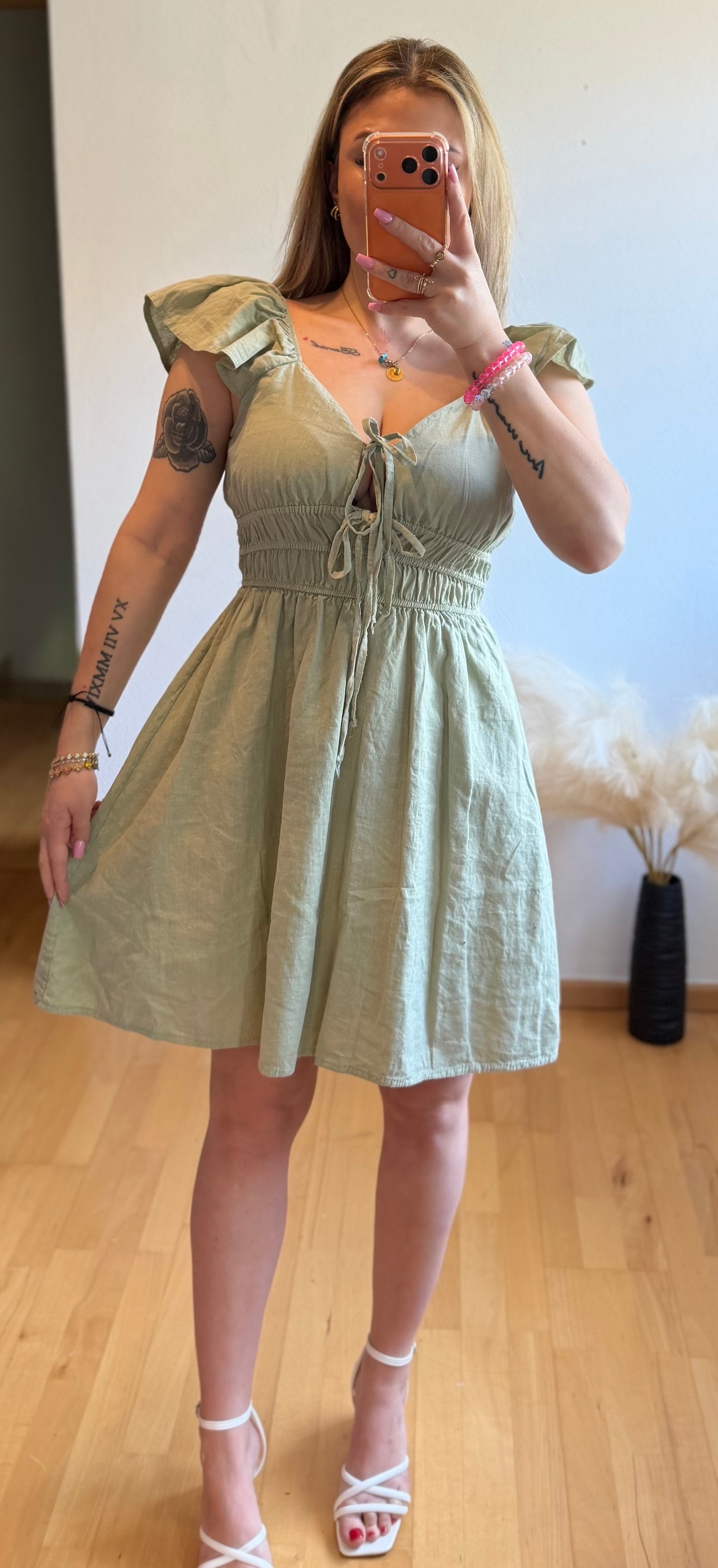 Leinen Kleid