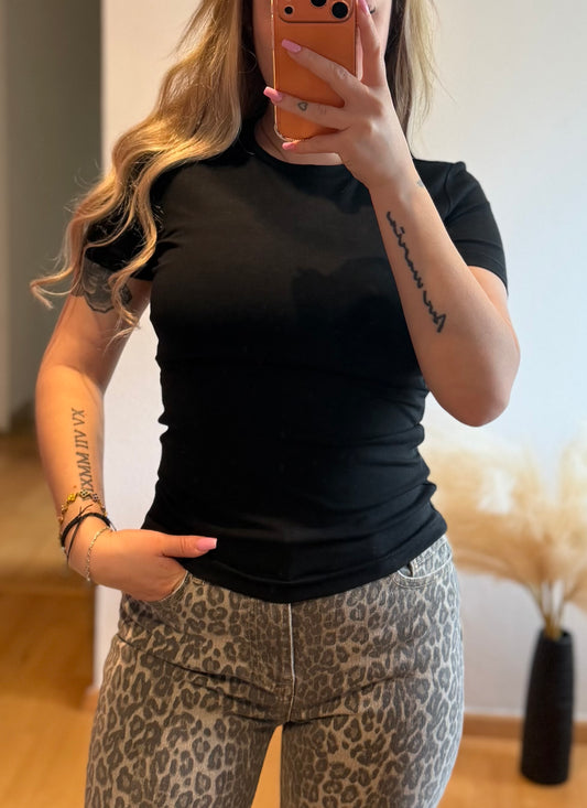Basic Tshirt schwarz