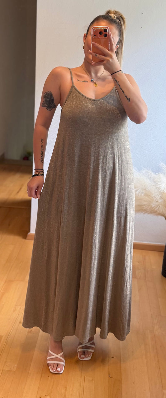 Kleid Glitzi Khaki
