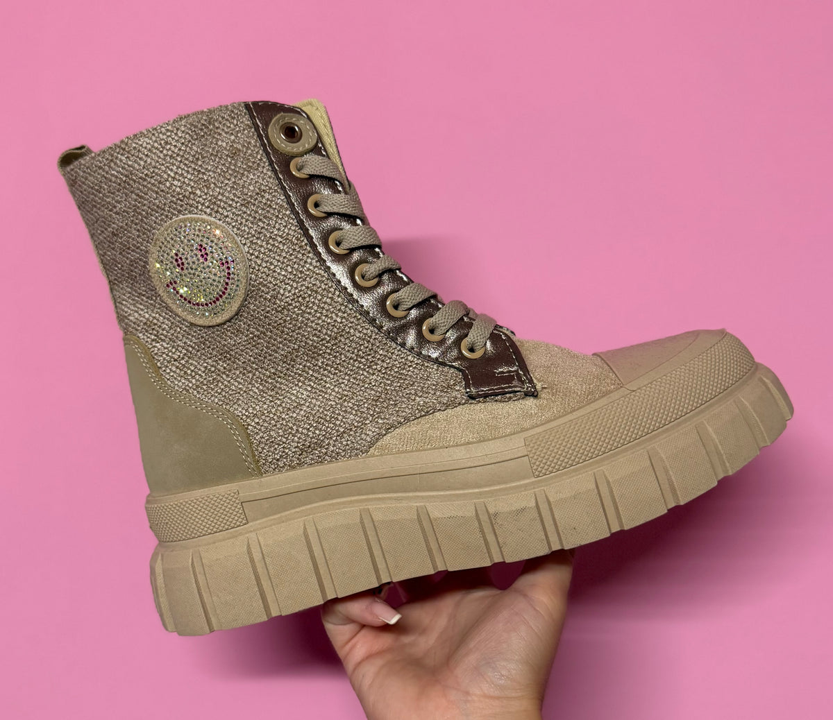 Smiley Stiefel Hell