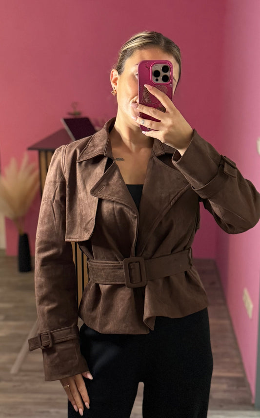 Wildlederjacke