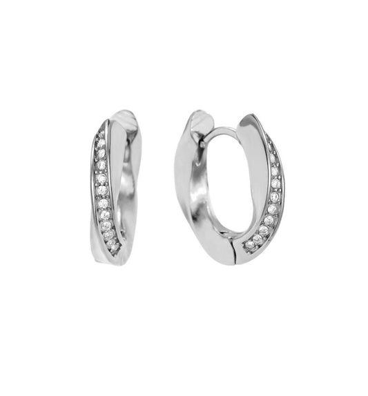 Diamond Ohrringe Silber