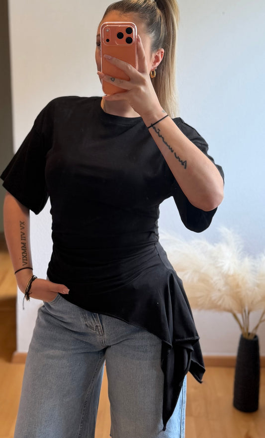 Tshirt Baumwolle Black