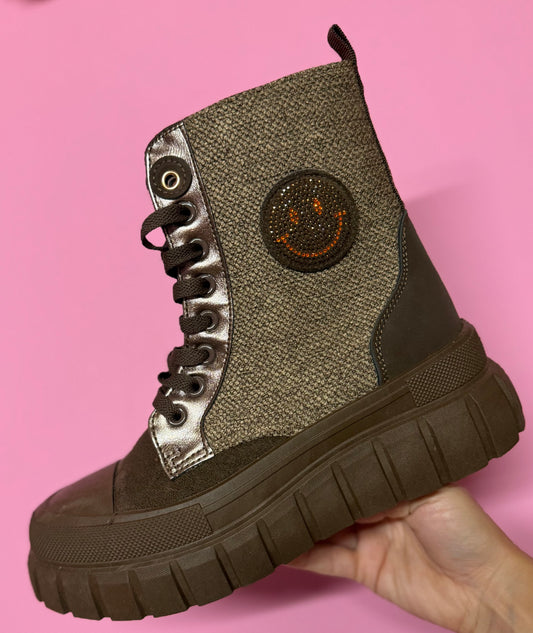 Smiley Stiefel braun