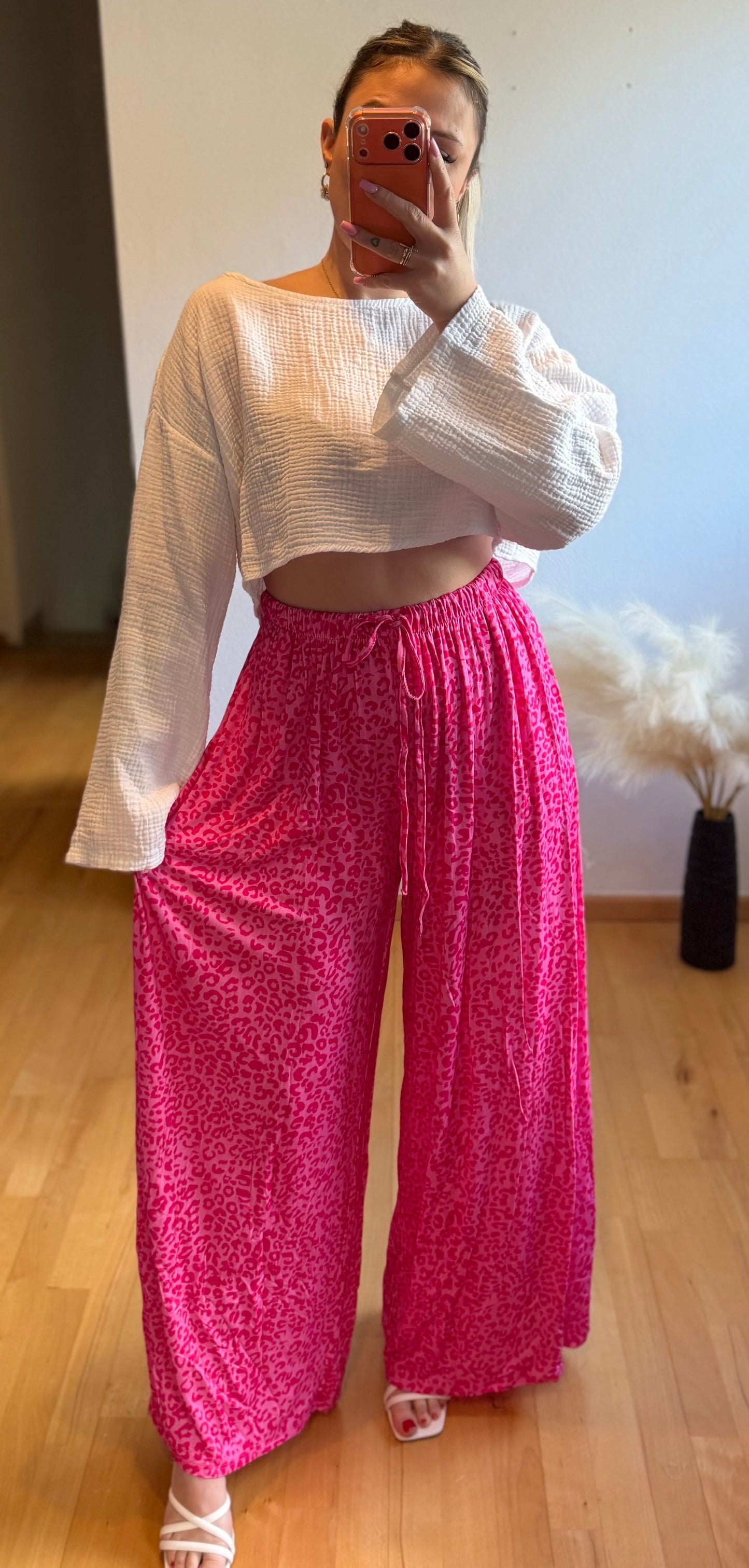 Hose Vika Leo-Pink