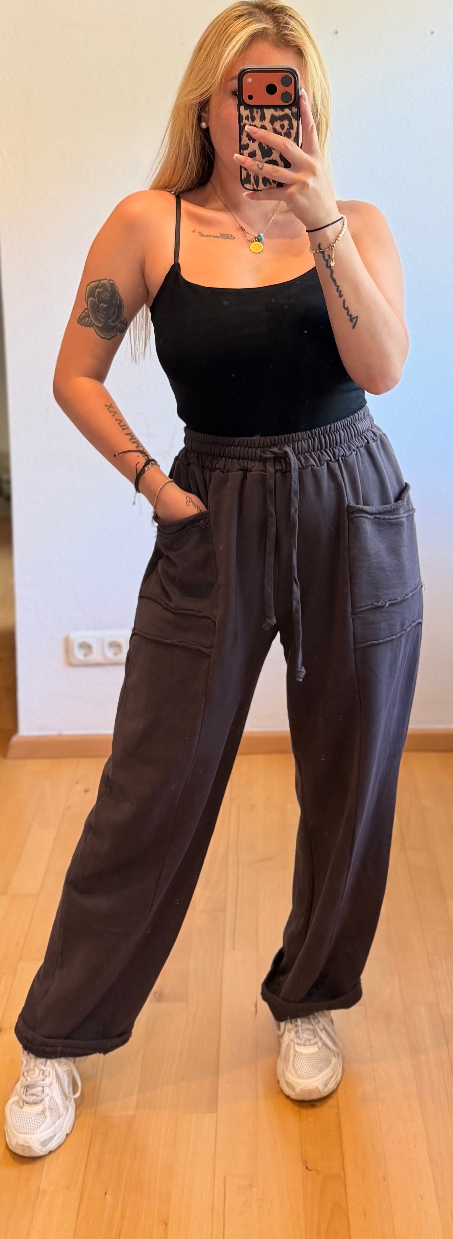 Baumwoll Hose Brown