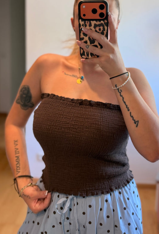 Bandeau Musselin Braun