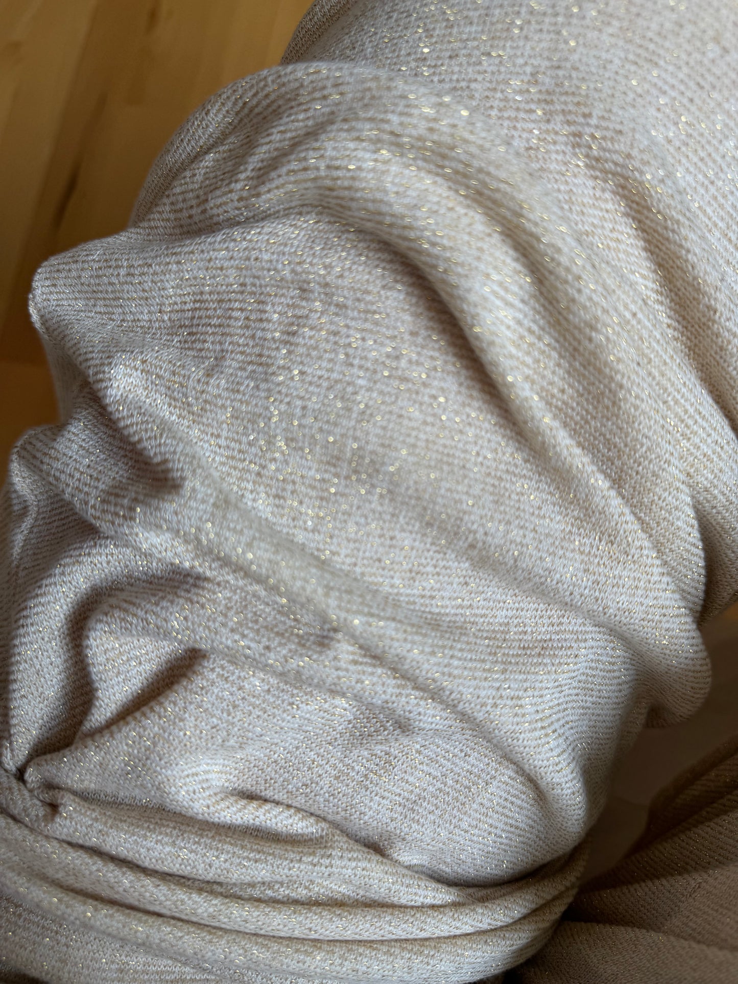Glitzi Hose beige
