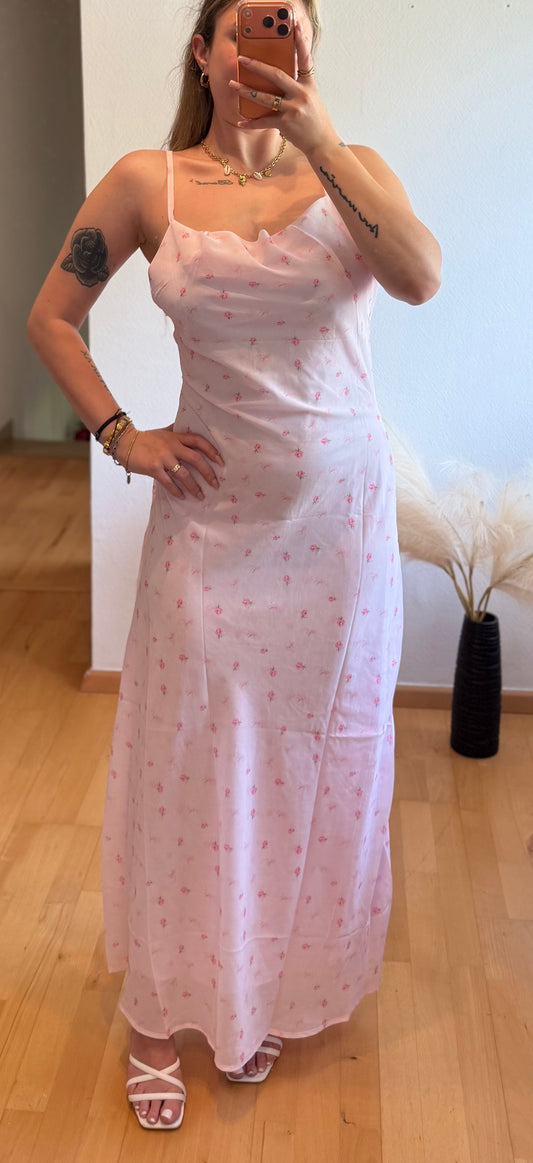Blümchen Kleid Rosa