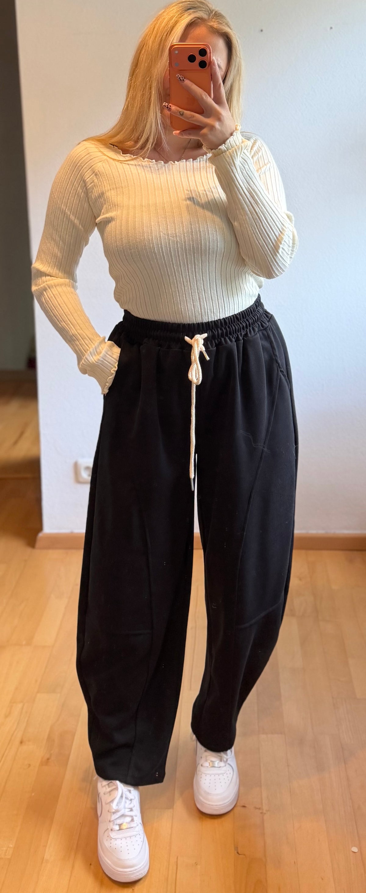Barrel Jogger schwarz