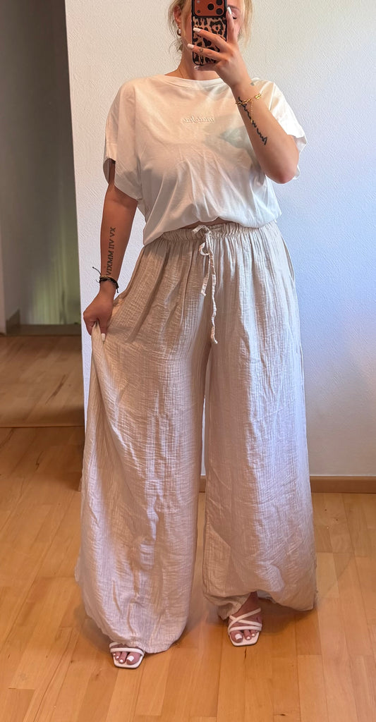 Bambus Hose Beige