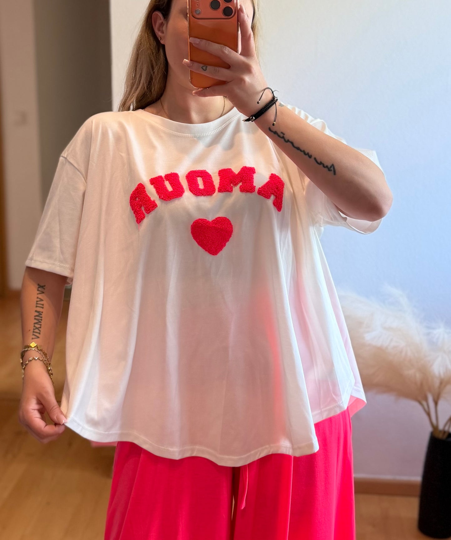 AMOUR White/Pink
