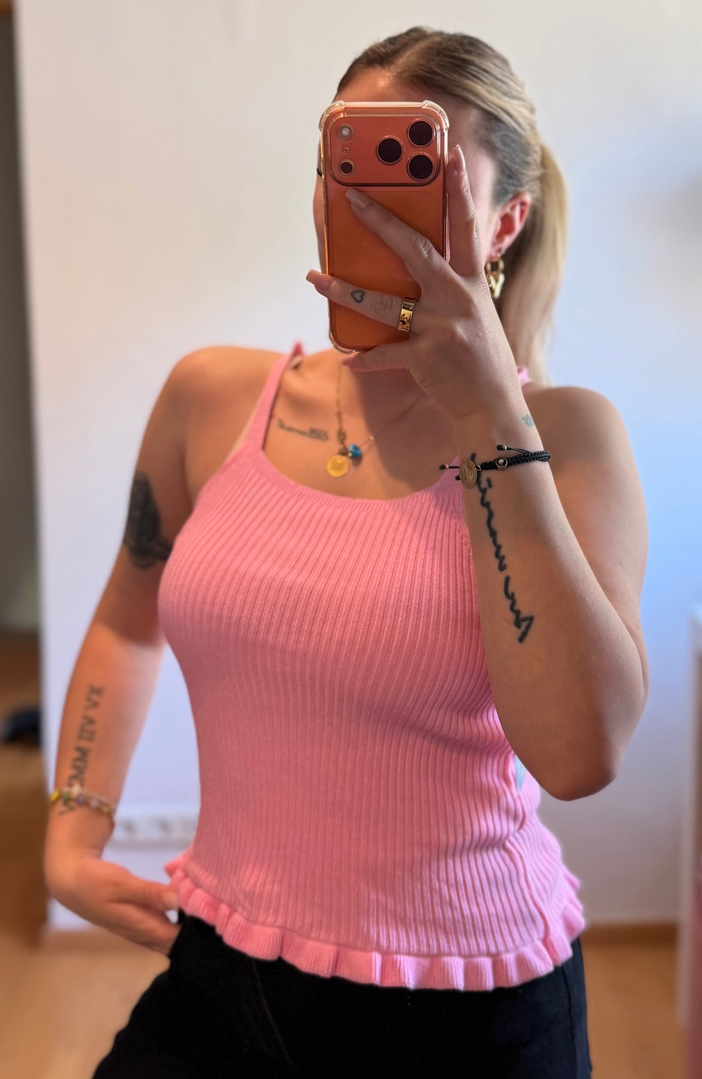 Rüschen Rosa