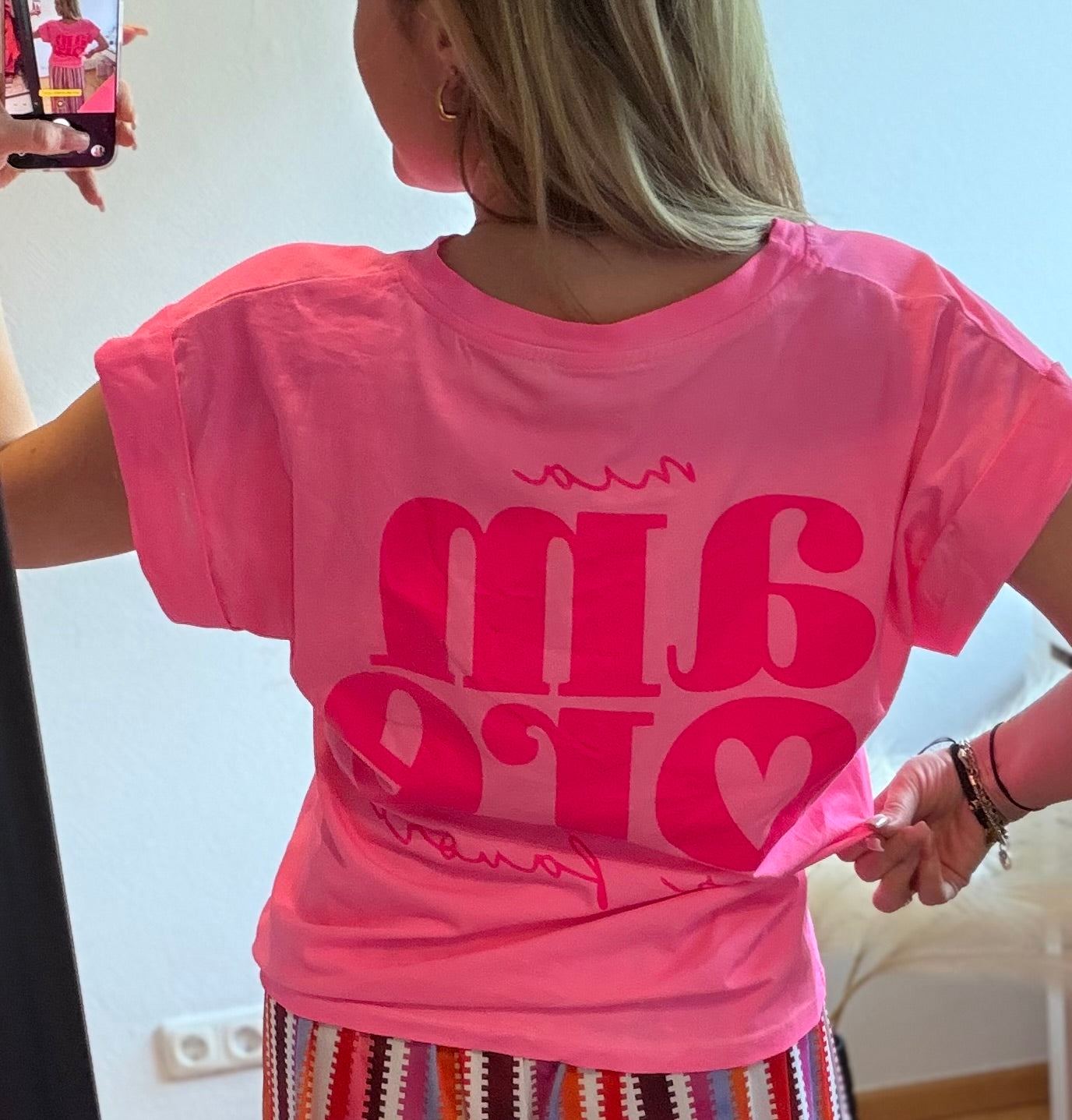 AMORE Pink Neon Shirt