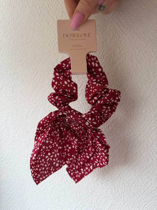 Scrunchie Rot