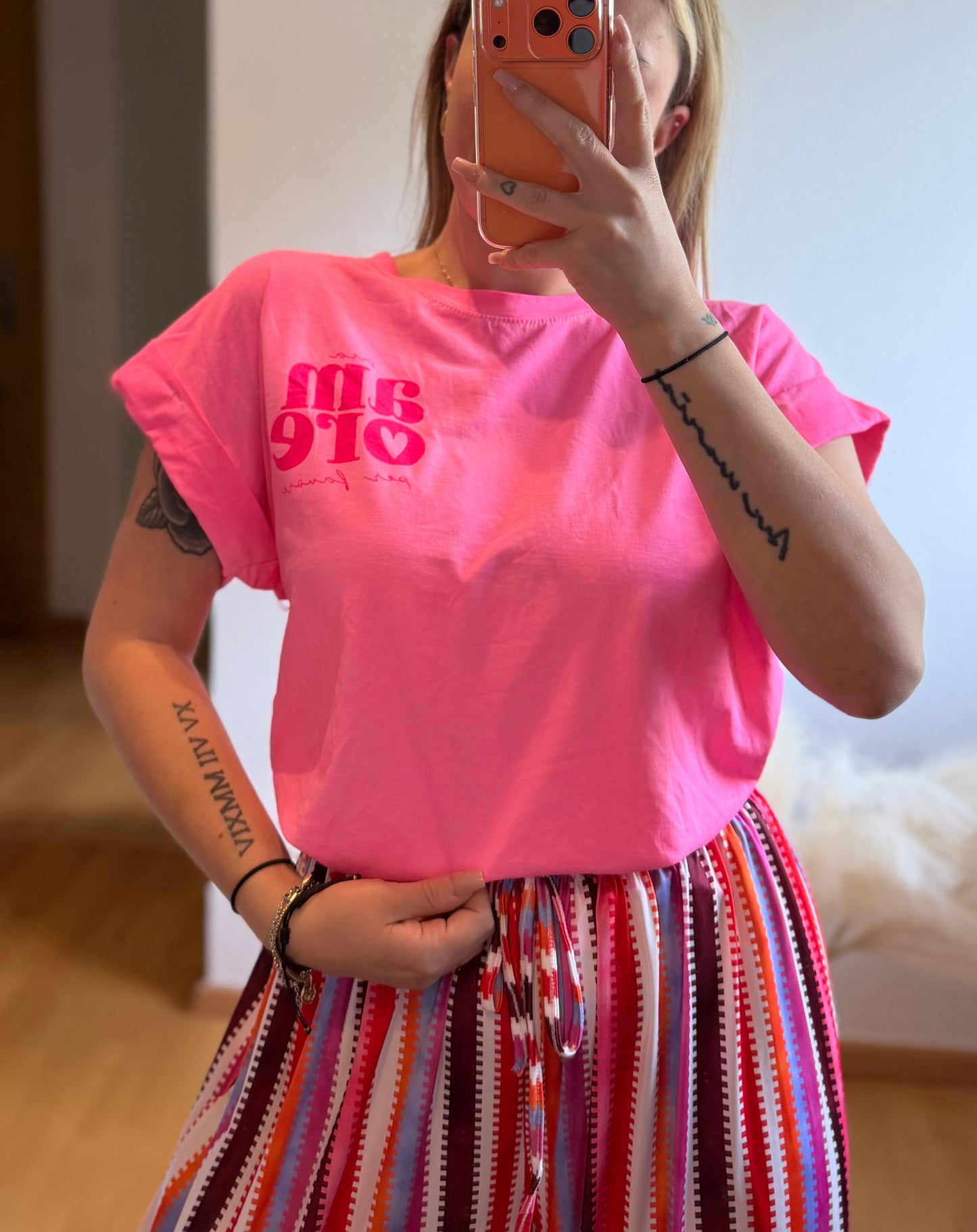AMORE Pink Neon Shirt