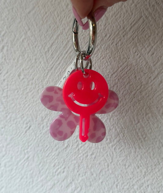 Schlüsselanhänger SMILE Blume