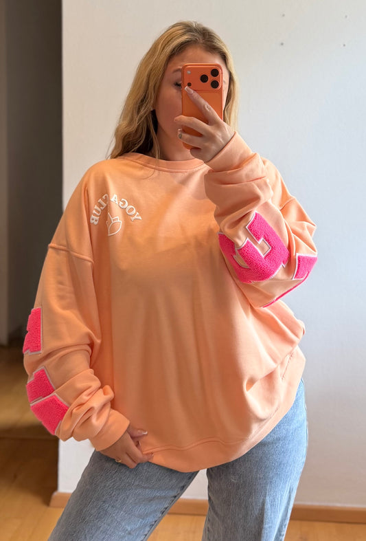 NAMASTE Pullover Peach