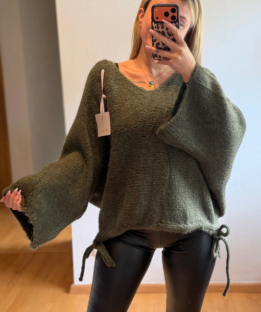 Strickpullover Khaki Onesize