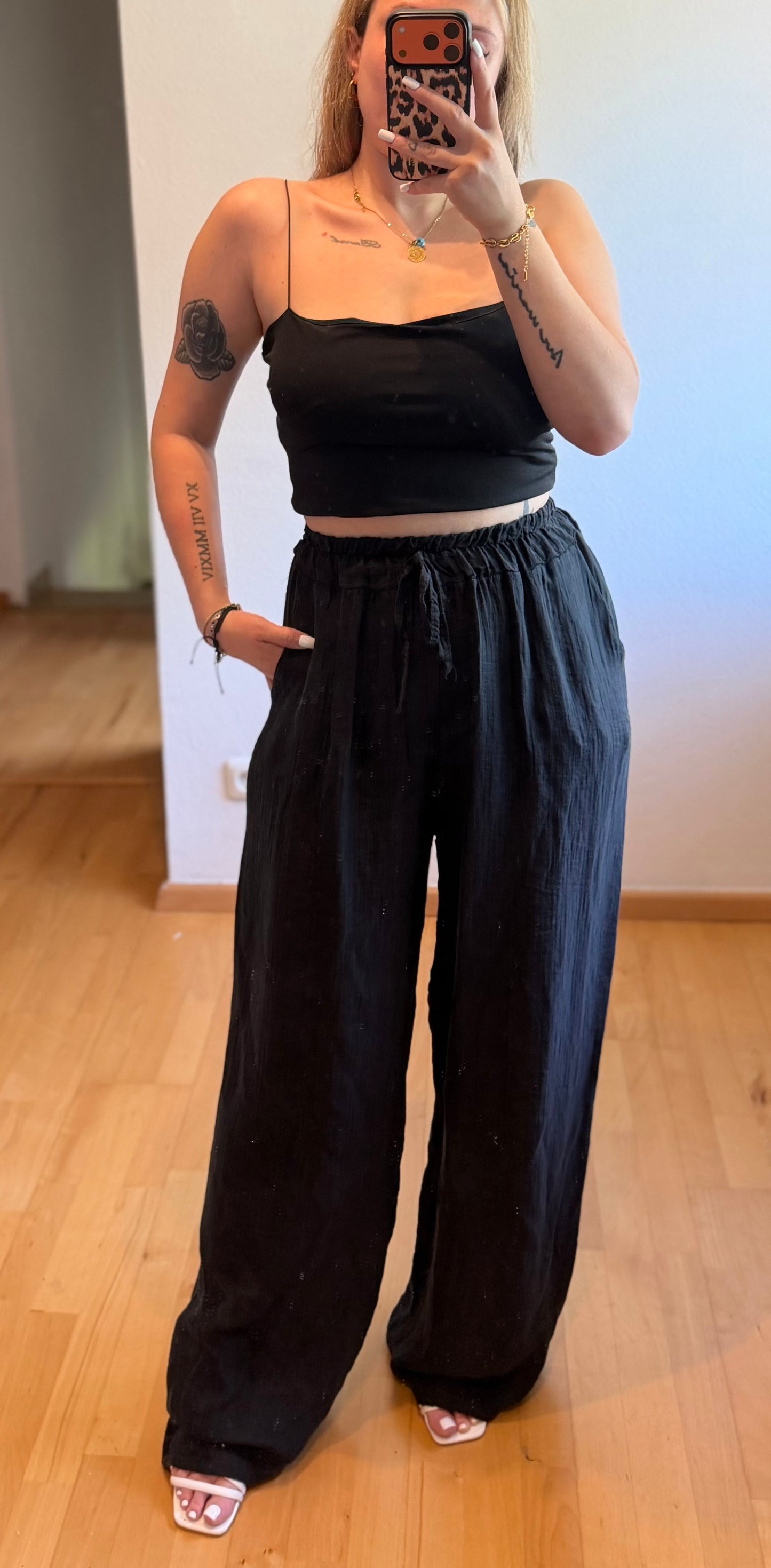 Bambus Hose Black