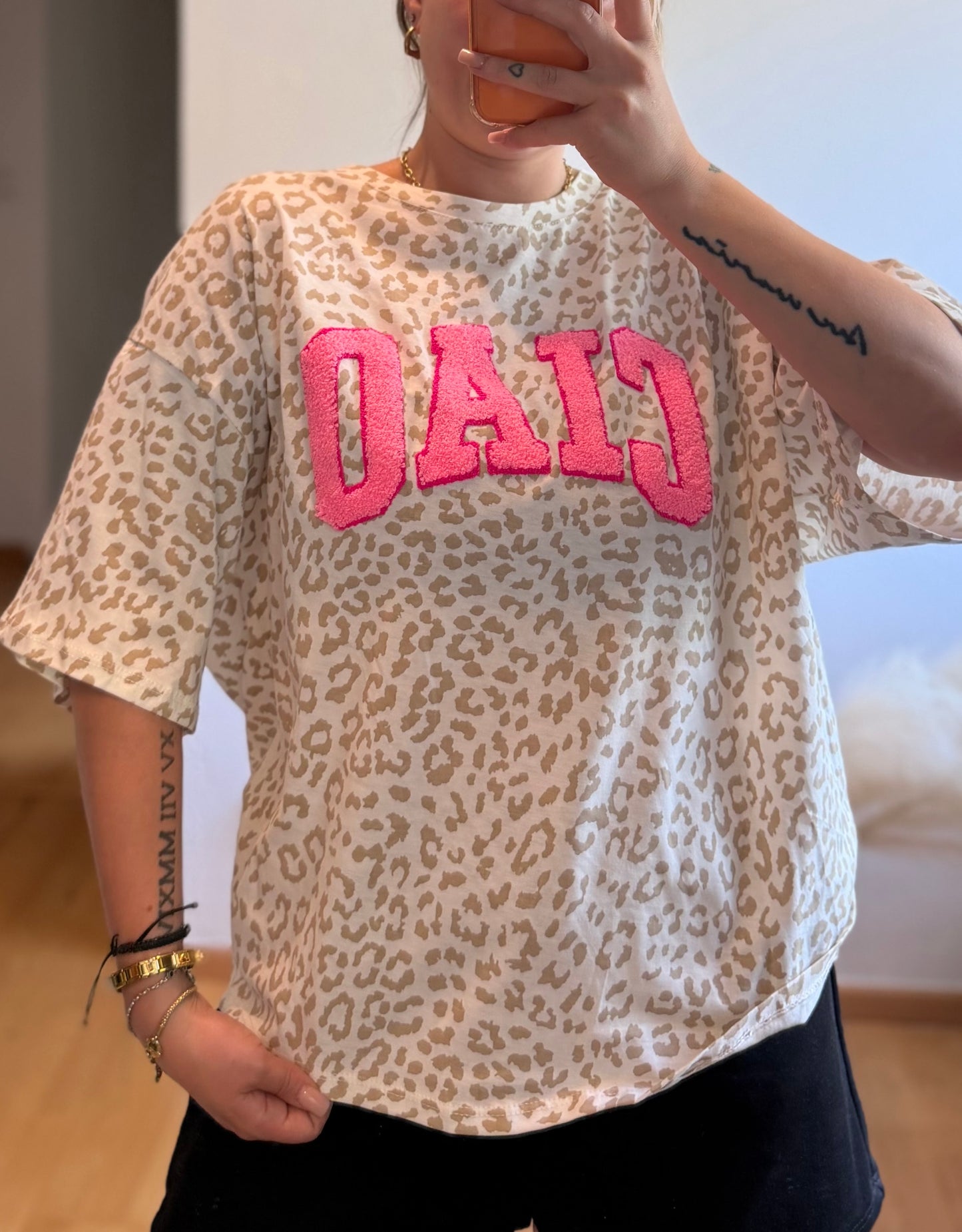 CIAO Tshirt beige
